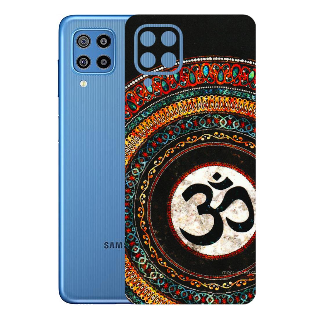 Samsung M/F/Note/Flip and C Phone Skins (All Models) - Aum Chant Abstract - 3D Embossed Finish (L-42) Samsung Galaxy F22