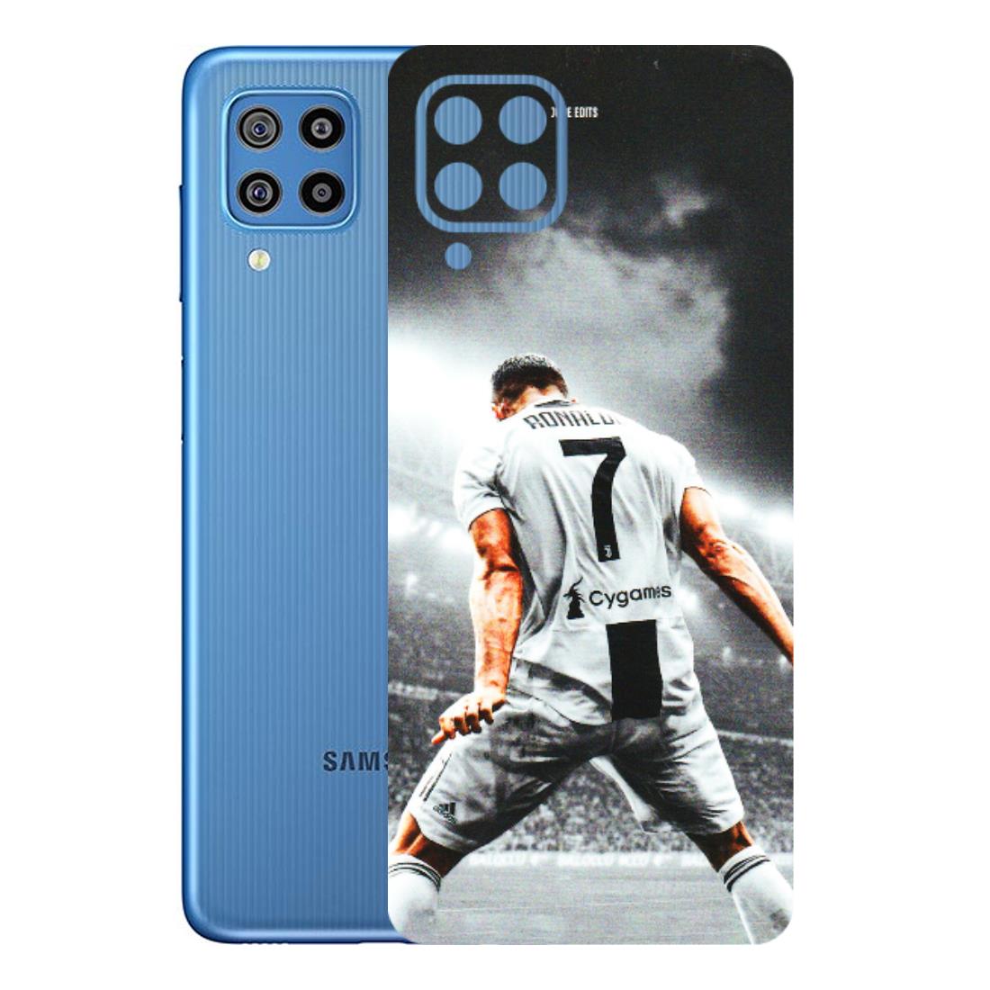Samsung M/F/Note/Flip and C Phone Skins (All Models) - Ronaldo CR7 Crazy - 3D Embossed Finish (L-44) Samsung Galaxy F22