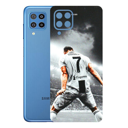 Samsung M/F/Note/Flip and C Phone Skins (All Models) - Ronaldo CR7 Crazy - 3D Embossed Finish (L-44) Samsung Galaxy F22