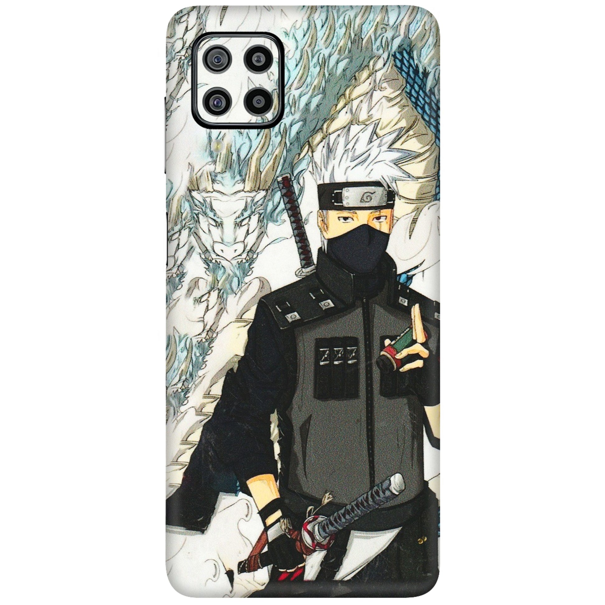 Samsung M/F/Note/Flip and C Phone Skins (All Models) - Kakashi Hatake Naruto Anime - 3D Embossed Finish (L-46) Samsung Galaxy F22
