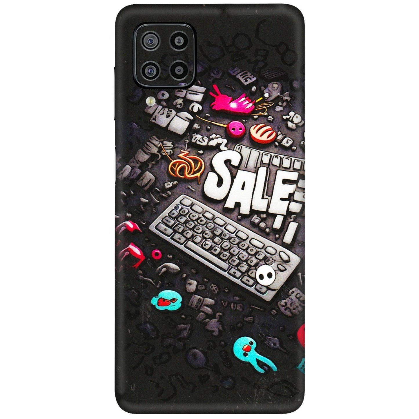 Samsung M/F/Note/Flip and C Phone Skins (All Models) - Gadgets Sale - 3D Embossed Finish (L-50) Samsung Galaxy F22