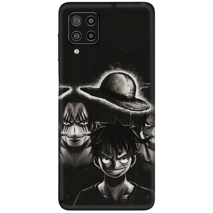 Samsung M/F/Note/Flip and C Phone Skins (All Models) - Black Luffy Hat - 3D Embossed Finish (L-57) Samsung Galaxy F22