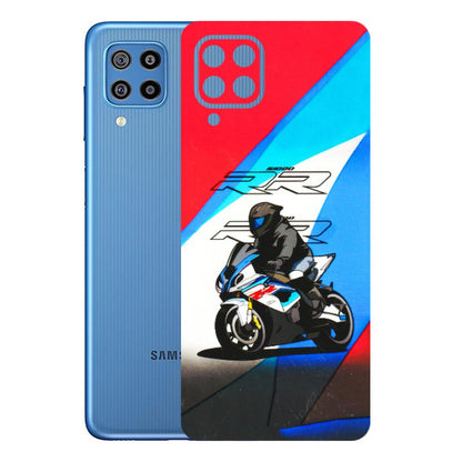 Samsung M/F/Note/Flip and C Phone Skins (All Models) - Bikers Love - 3D Embossed Finish (L-58) Samsung Galaxy F22