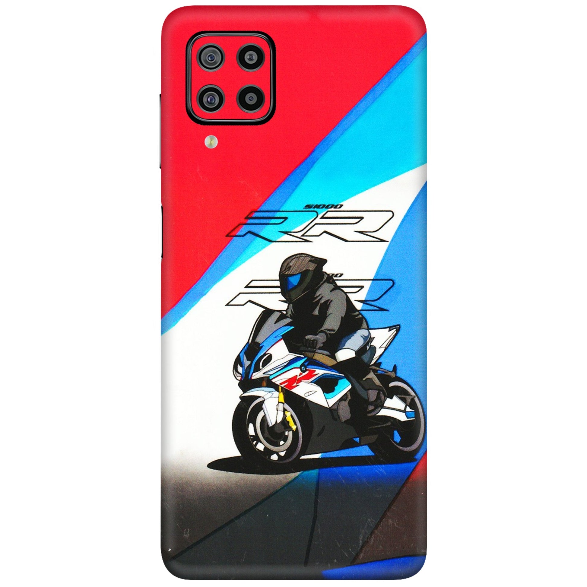 Samsung M/F/Note/Flip and C Phone Skins (All Models) - Bikers Love - 3D Embossed Finish (L-58) Samsung Galaxy F22