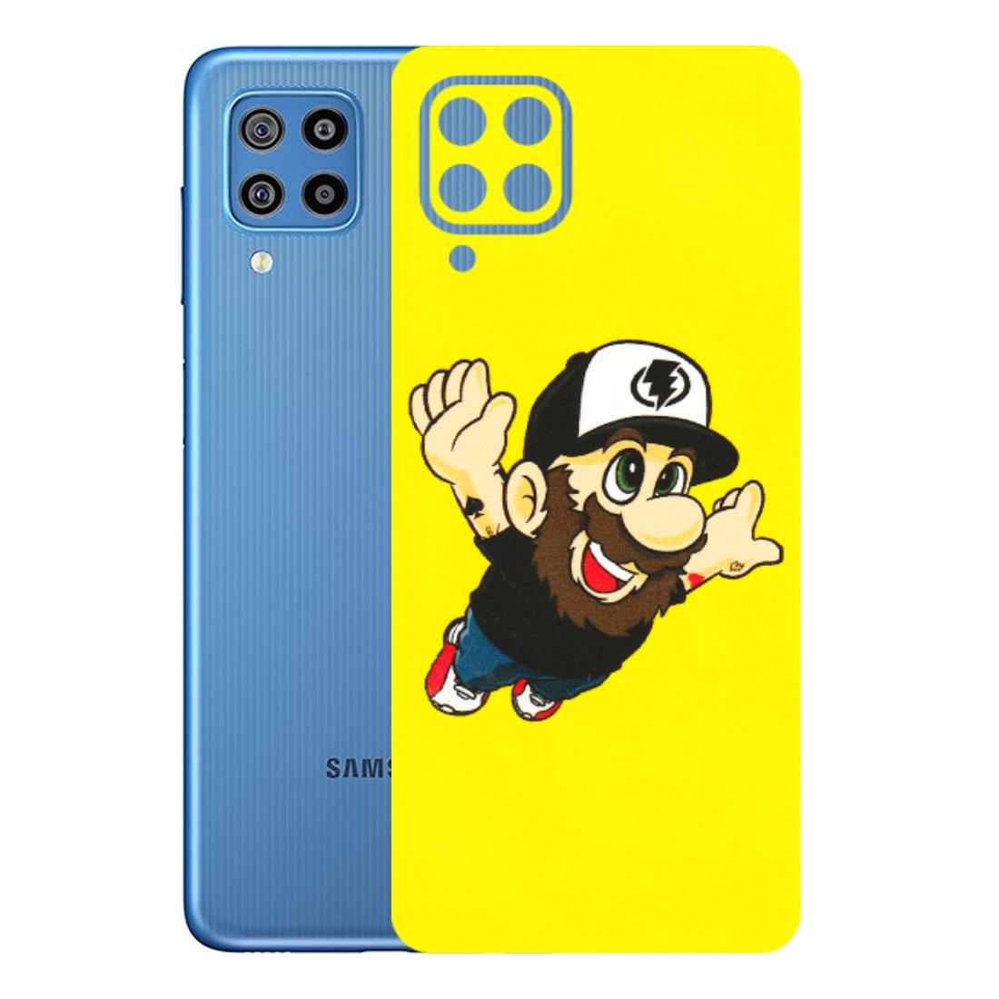 Samsung M/F/Note/Flip and C Phone Skins (All Models) - Flying Beardo - 3D Embossed Finish (L-60) Samsung Galaxy F22