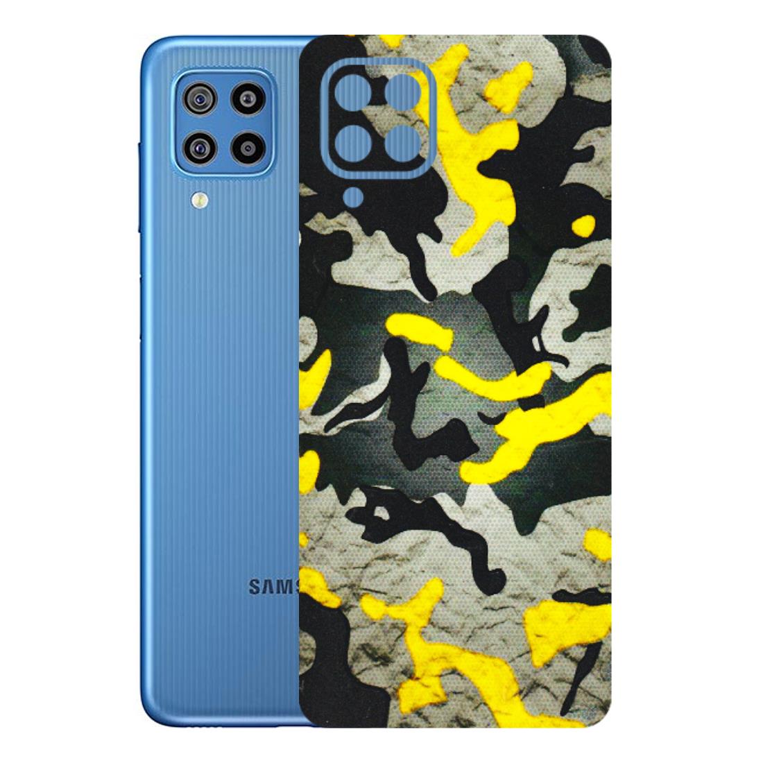 Samsung M/F/Note/Flip and C Phone Skins (All Models) - Yellow Camouflage - 3D Embossed Finish (L-61) Samsung Galaxy F22