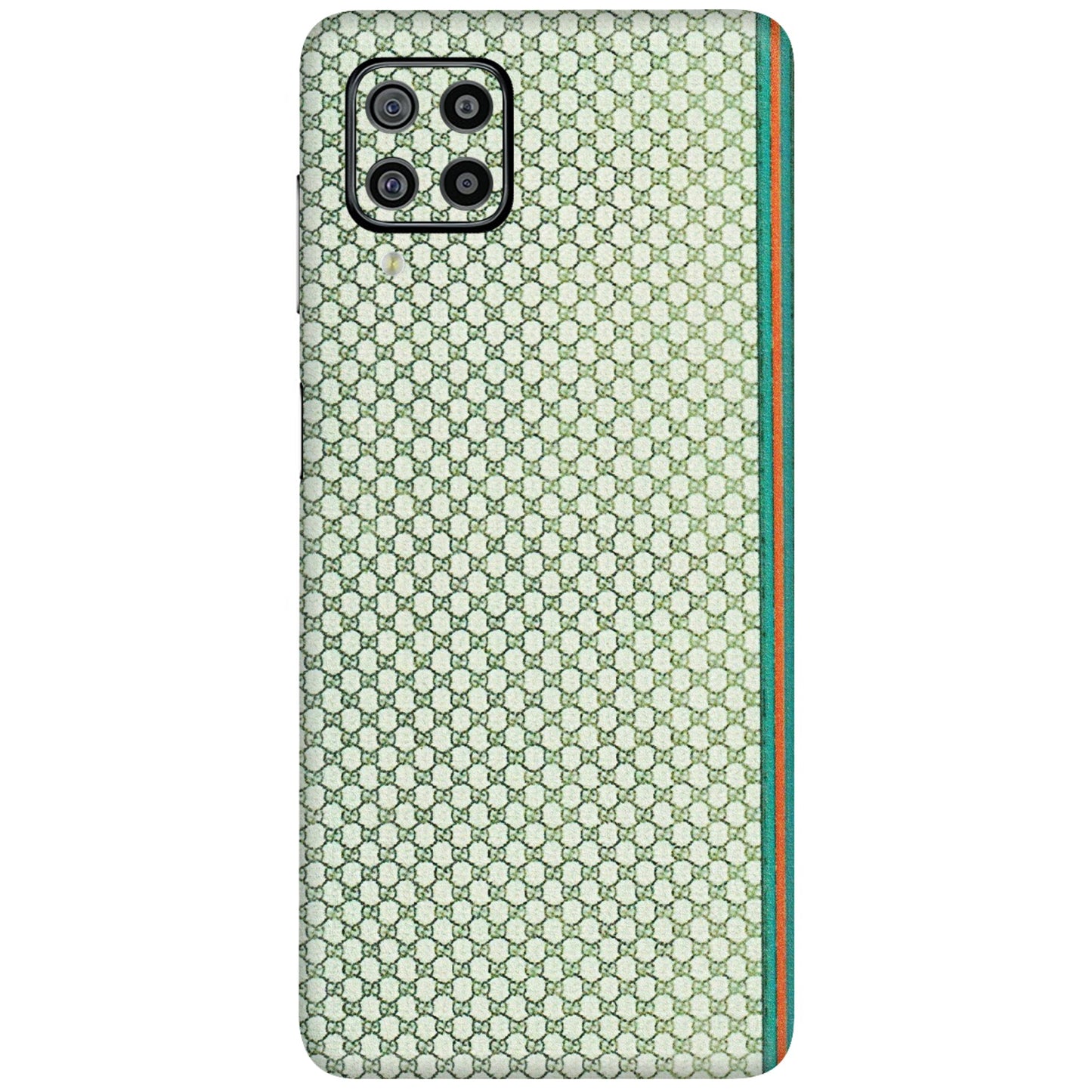 Samsung M/F/Note/Flip and C Phone Skins (All Models) - Gucci Fabric Pattern - 3D Embossed Finish (L-73) Samsung Galaxy F22