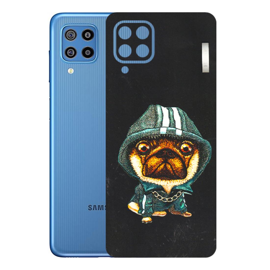 Samsung M/F/Note/Flip and C Phone Skins (All Models) - Puppy N Hoodie - 3D Embossed Finish (L-90) Samsung Galaxy F22