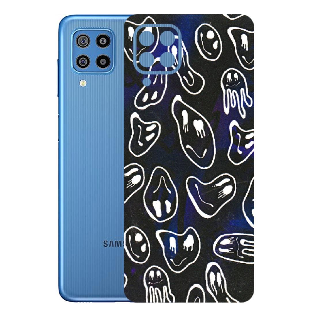 Samsung M/F/Note/Flip and C Phone Skins (All Models) - Distorted Smileys - 3D Embossed Finish (L-92) Samsung Galaxy F22