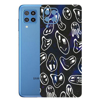 Samsung M/F/Note/Flip and C Phone Skins (All Models) - Distorted Smileys - 3D Embossed Finish (L-92) Samsung Galaxy F22