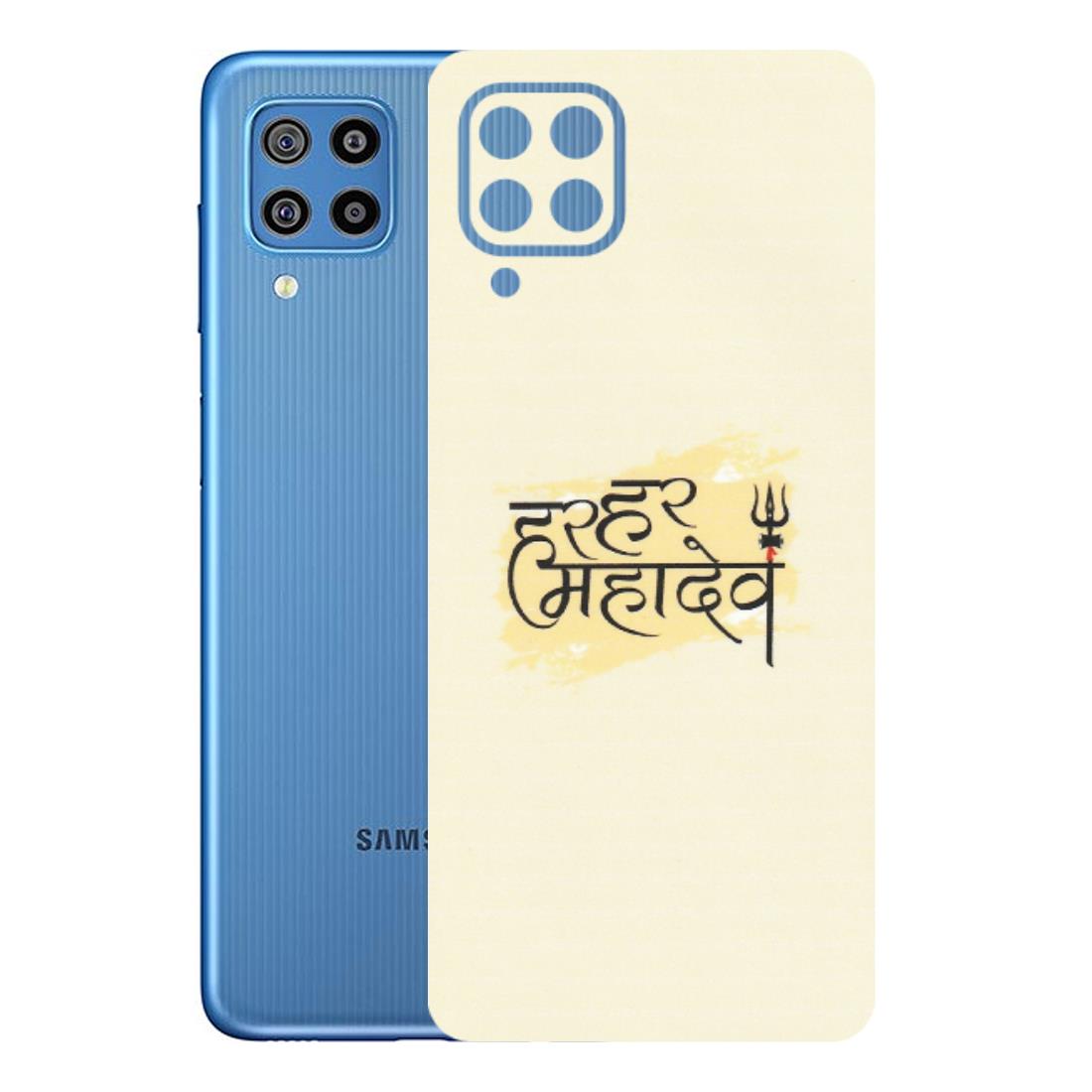 Samsung M/F/Note/Flip and C Phone Skins (All Models) - Har Har Mahadev - Matte Finish (M-10) Samsung Galaxy F22