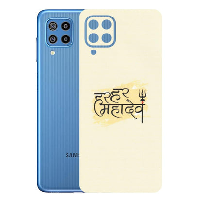Samsung M/F/Note/Flip and C Phone Skins (All Models) - Har Har Mahadev - Matte Finish (M-10) Samsung Galaxy F22