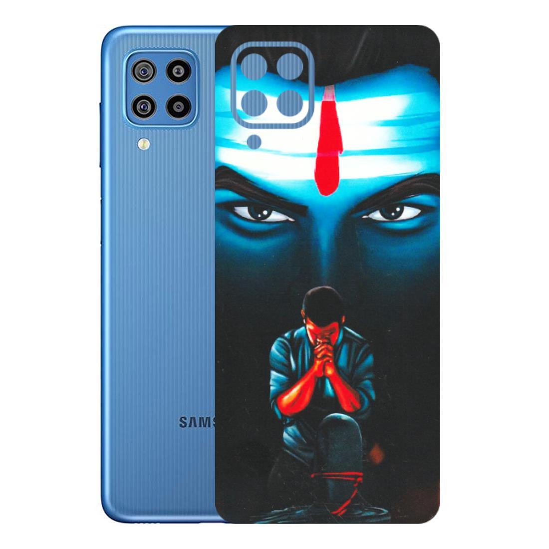 Samsung M/F/Note/Flip and C Phone Skins (All Models) - Mahakal Bhakt - Matte Finish (M-112) Samsung Galaxy F22