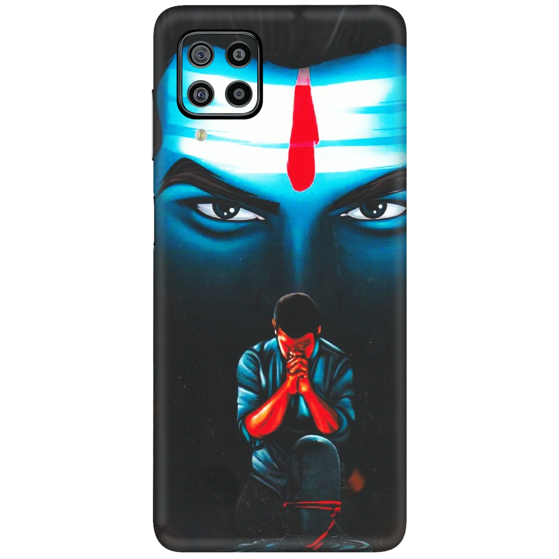 Samsung M/F/Note/Flip and C Phone Skins (All Models) - Mahakal Bhakt - Matte Finish (M-112) Samsung Galaxy F22