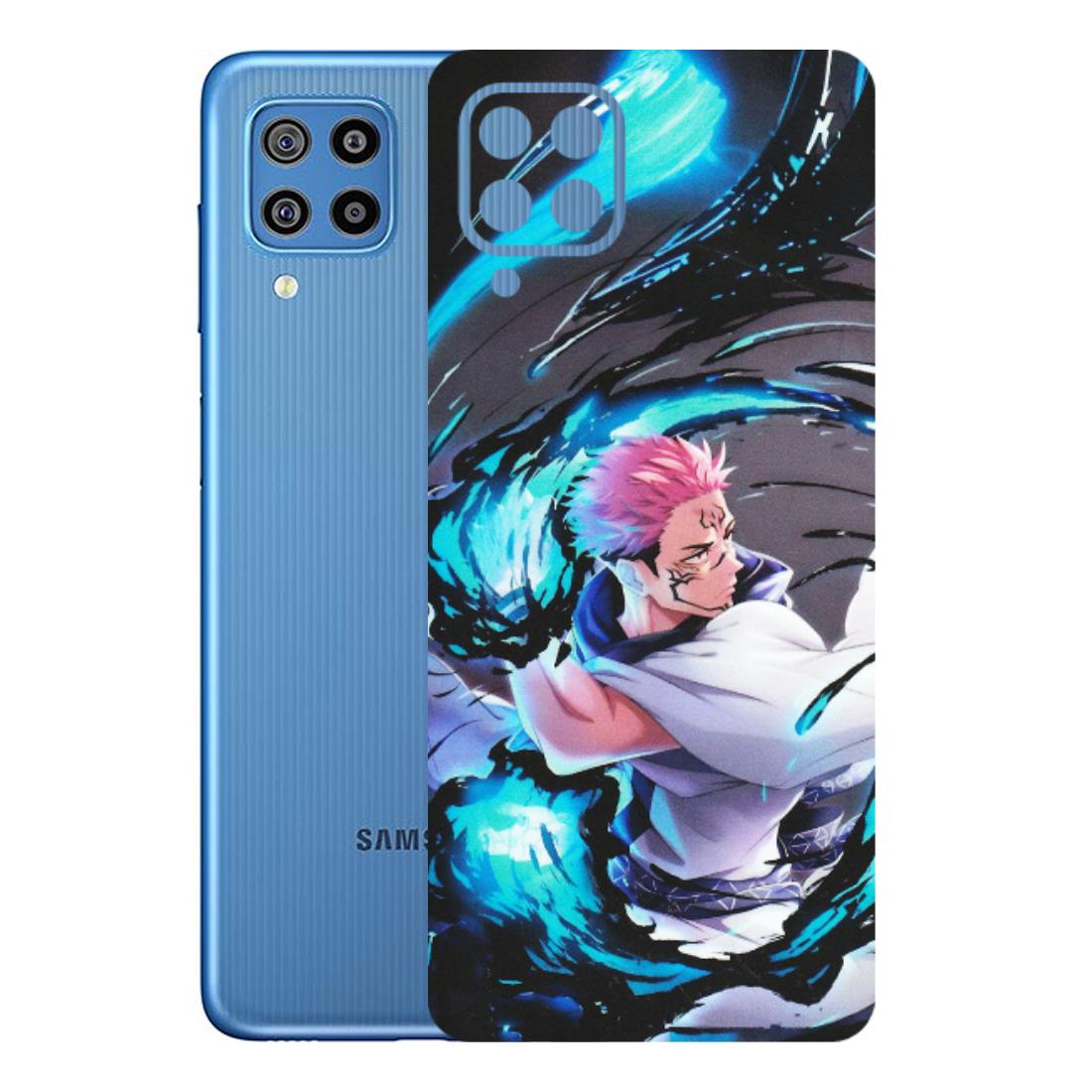 Samsung M/F/Note/Flip and C Phone Skins (All Models) - New Jujutsu Kaisen Grey Blue Anime - Matte Finish (M-127) Samsung Galaxy F22