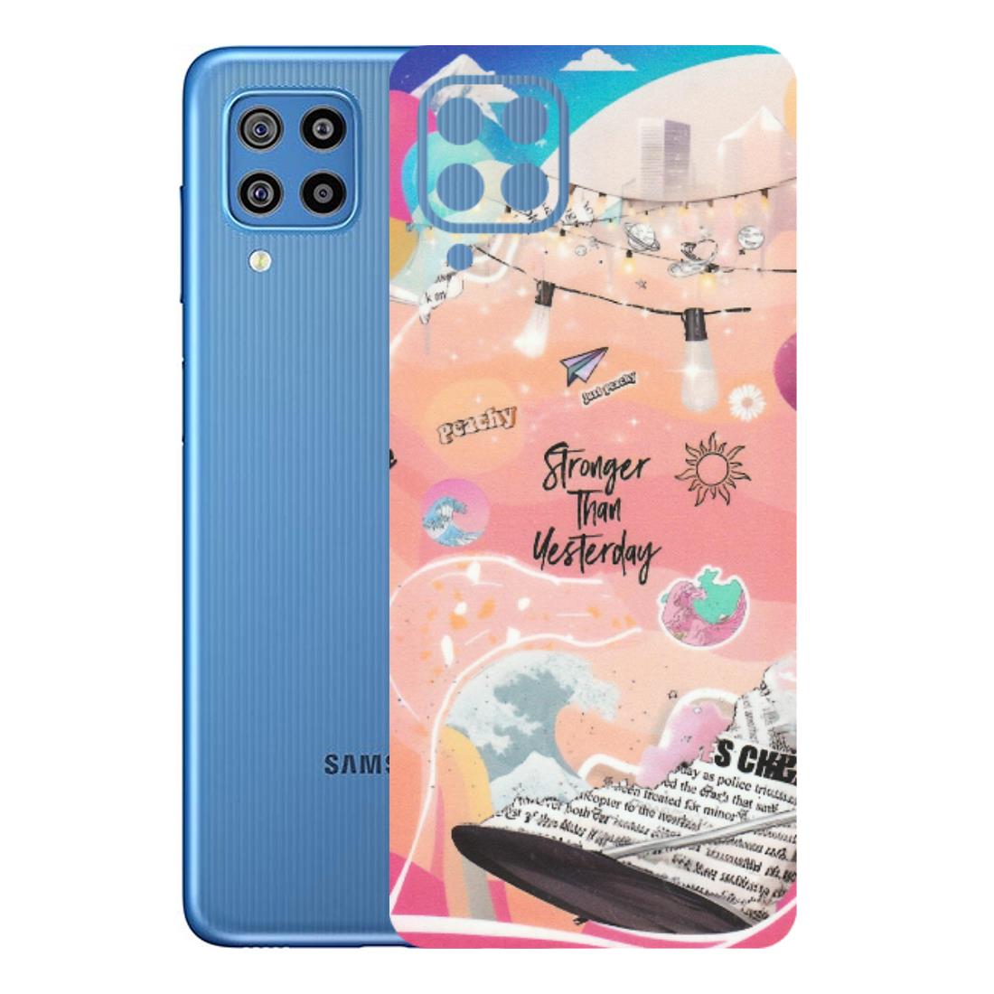 Samsung M/F/Note/Flip and C Phone Skins (All Models) - Stronger Then Yesterday - Matte Finish (M-128) Samsung Galaxy F22