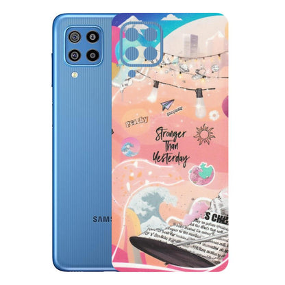 Samsung M/F/Note/Flip and C Phone Skins (All Models) - Stronger Then Yesterday - Matte Finish (M-128) Samsung Galaxy F22
