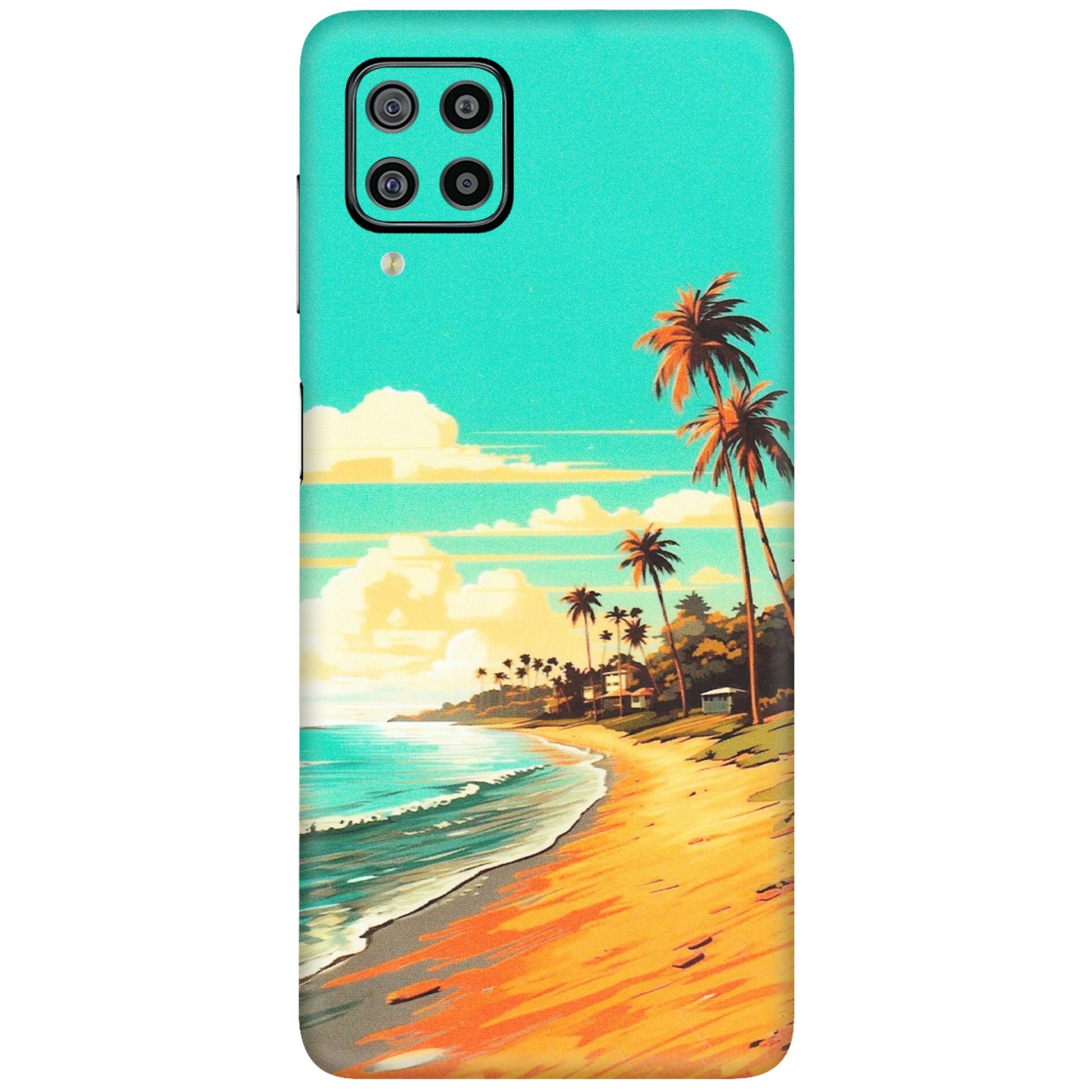 Samsung M/F/Note/Flip and C Phone Skins (All Models) - Miami Beach - Matte Finish (M-136) Samsung Galaxy F22