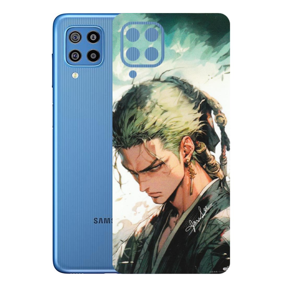 Samsung M/F/Note/Flip and C Phone Skins (All Models) - New Roronoa Zoro One Picece Anime - Matte Finish (M-140) Samsung Galaxy F22