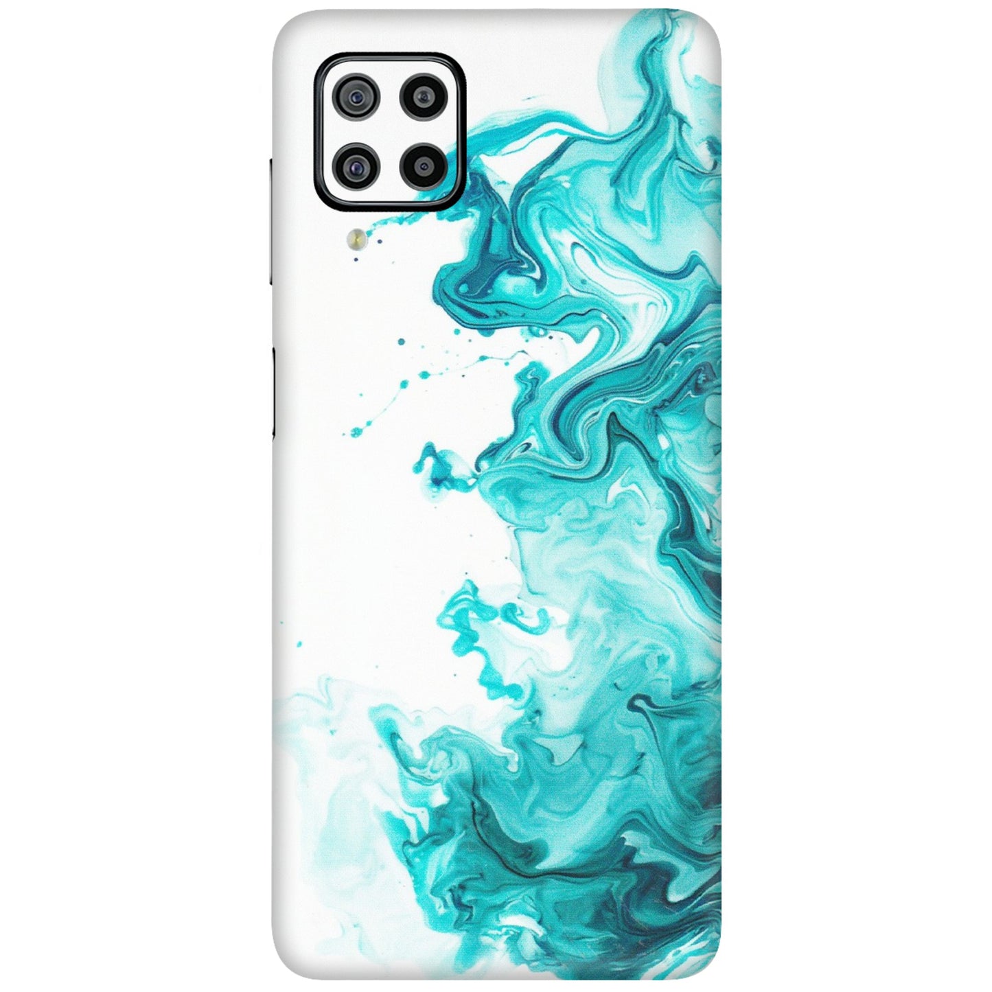 Samsung M/F/Note/Flip and C Phone Skins (All Models) - Sky Blue Abstract Colour - Matte Finish (M-146) Samsung Galaxy F22