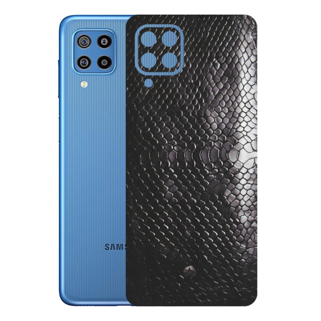 Samsung M/F/Note/Flip and C Phone Skins (All Models) - Black Snack Leather - Matte Finish (M-147) Samsung Galaxy F22