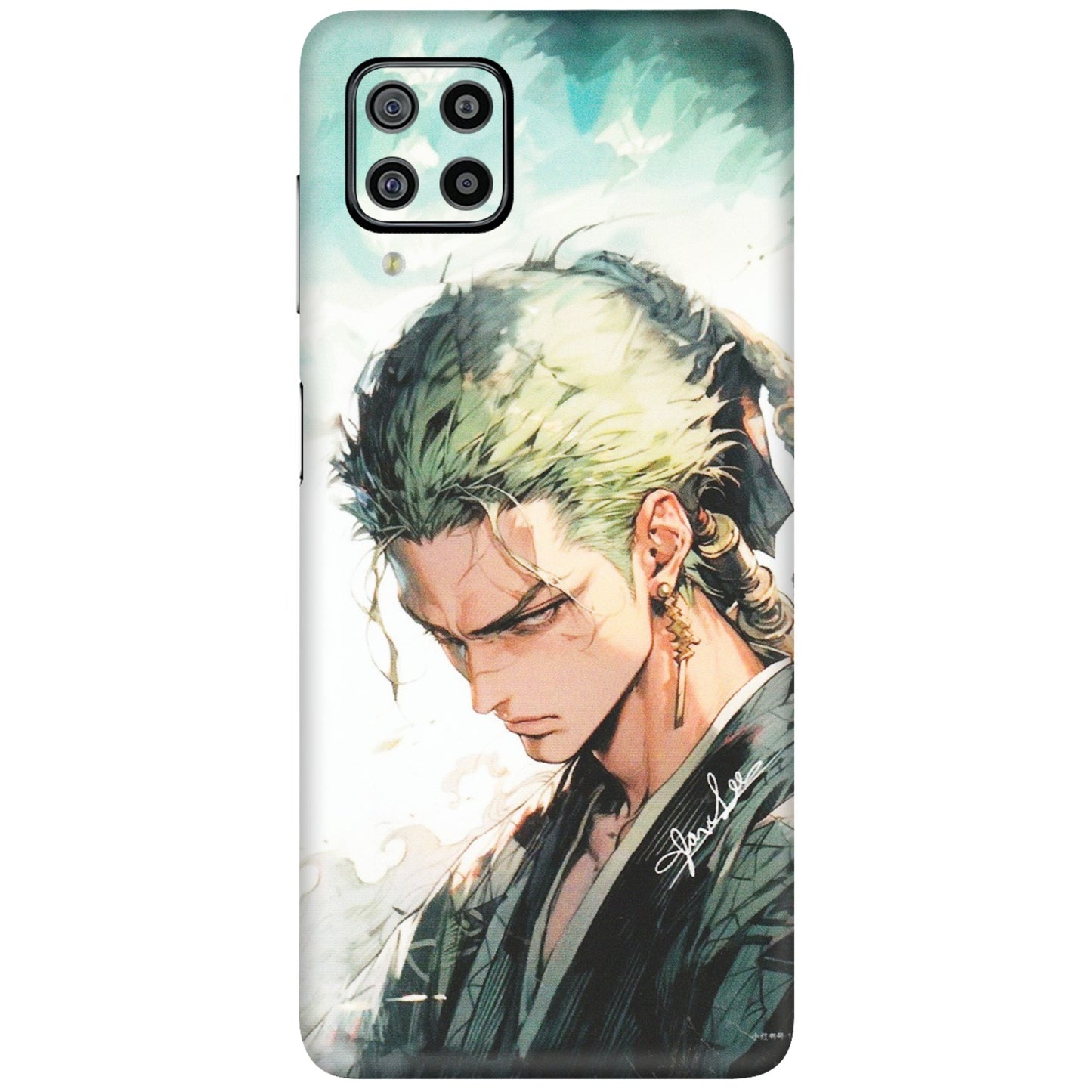 Samsung M/F/Note/Flip and C Phone Skins (All Models) - Pirate Hunter One Piece Anime - Matte Finish (M-157) Samsung Galaxy F22