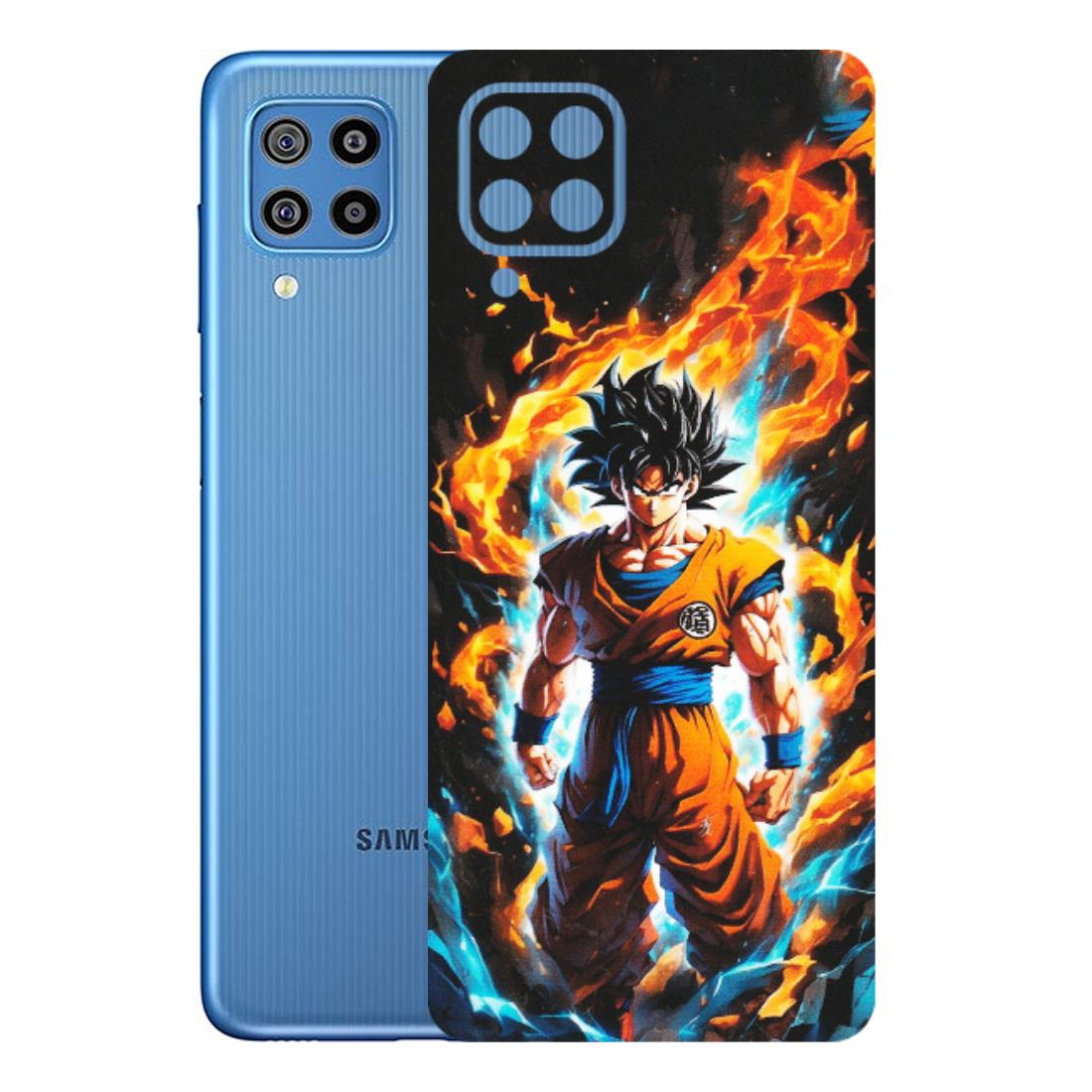 Samsung M/F/Note/Flip and C Phone Skins (All Models) - Goku Transformation Anime - Matte Finish (M-159) Samsung Galaxy F22