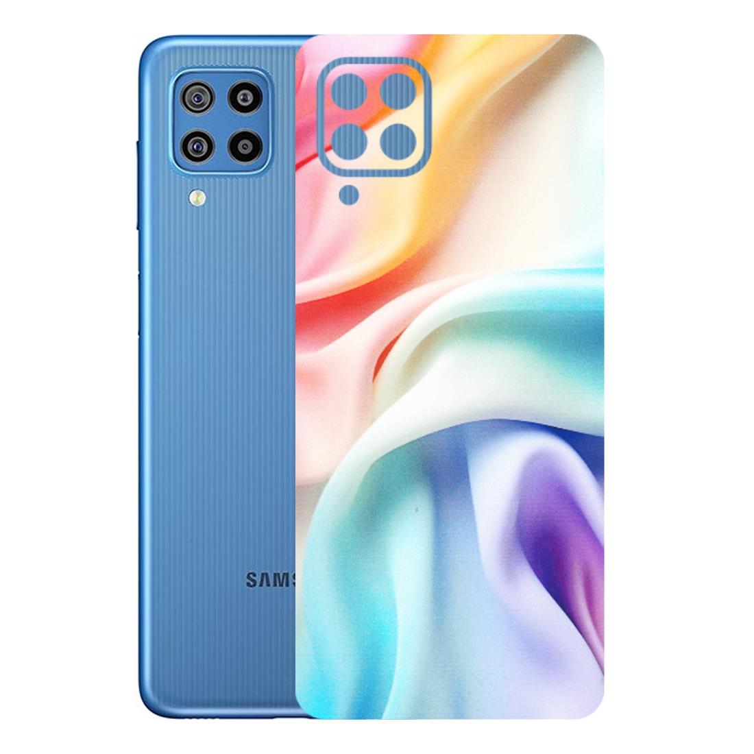 Samsung M/F/Note/Flip and C Phone Skins (All Models) - Colourful Silk Cloth - Matte Finish (M-165) Samsung Galaxy F22