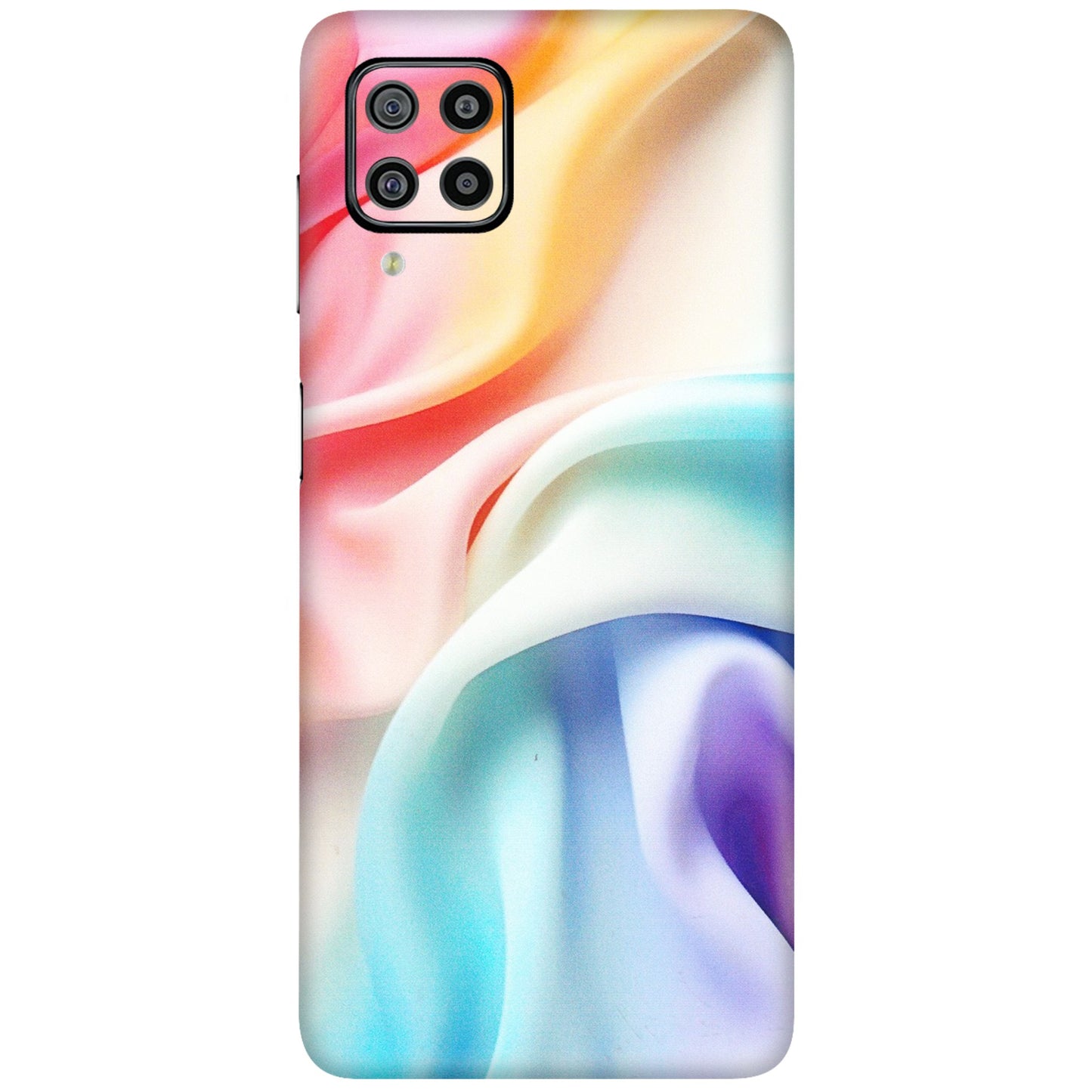 Samsung M/F/Note/Flip and C Phone Skins (All Models) - Colourful Silk Cloth - Matte Finish (M-165) Samsung Galaxy F22