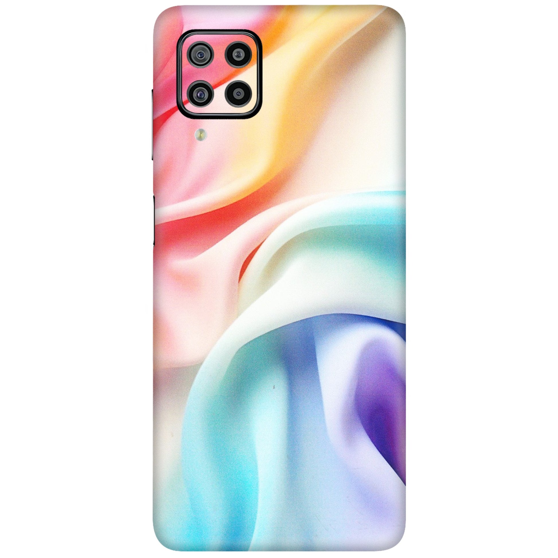 Samsung M/F/Note/Flip and C Phone Skins (All Models) - Colourful Silk Cloth - Matte Finish (M-165) Samsung Galaxy F22