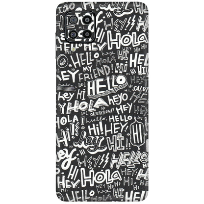 Samsung M/F/Note/Flip and C Phone Skins (All Models) - Hi Hello Doodles - Matte Finish (M-25) Samsung Galaxy F22