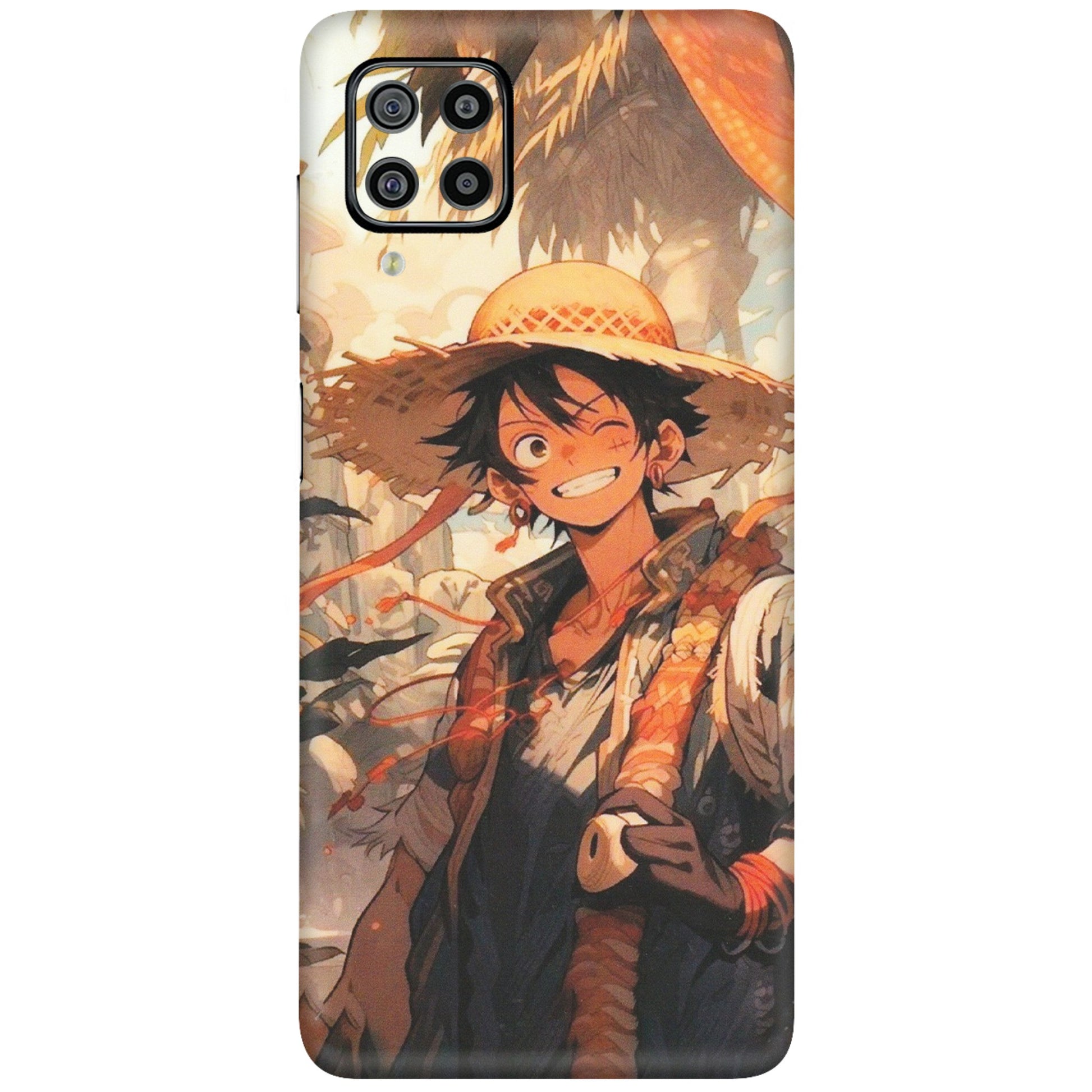 Samsung M/F/Note/Flip and C Phone Skins (All Models) - Anime Character Smile - Matte Finish (M-33) Samsung Galaxy F22