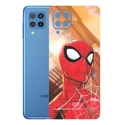 Samsung M/F/Note/Flip and C Phone Skins (All Models) - Spiderman Face New - Matte Finish (M-41) Samsung Galaxy F22