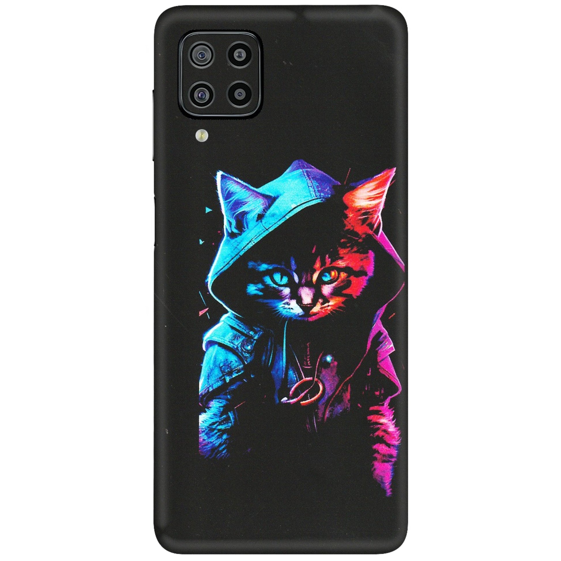 Samsung M/F/Note/Flip and C Phone Skins (All Models) - Cyberpunk Cat - Matte Finish (M-45) Samsung Galaxy F22