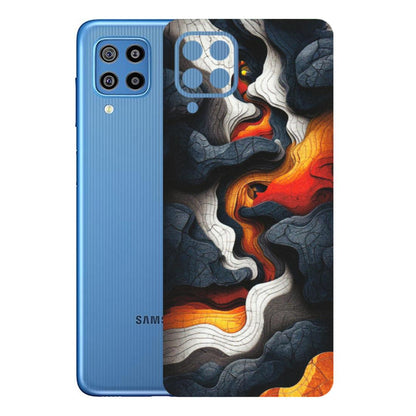 Samsung M/F/Note/Flip and C Phone Skins (All Models) - Abstract Volcanic Layers - Matte Finish (M-52) Samsung Galaxy F22
