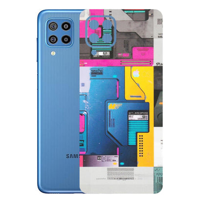Samsung M/F/Note/Flip and C Phone Skins (All Models) - Colourfull Motherboard Internals - Matte Finish (M-55) Samsung Galaxy F22