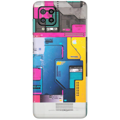 Samsung M/F/Note/Flip and C Phone Skins (All Models) - Colourfull Motherboard Internals - Matte Finish (M-55) Samsung Galaxy F22