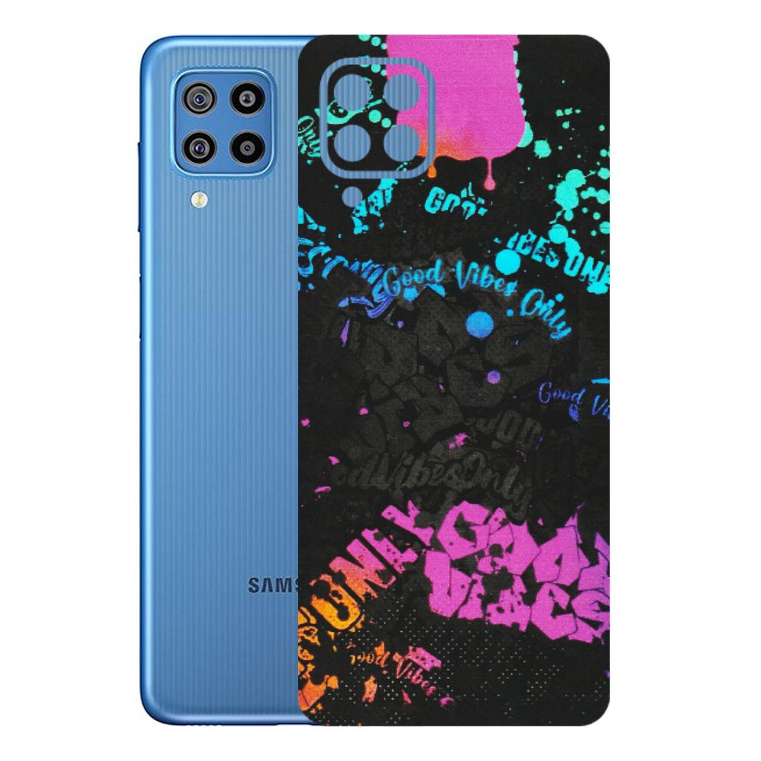 Samsung M/F/Note/Flip and C Phone Skins (All Models) - Majestic Black Vibes - Matte Finish (M-62) Samsung Galaxy F22