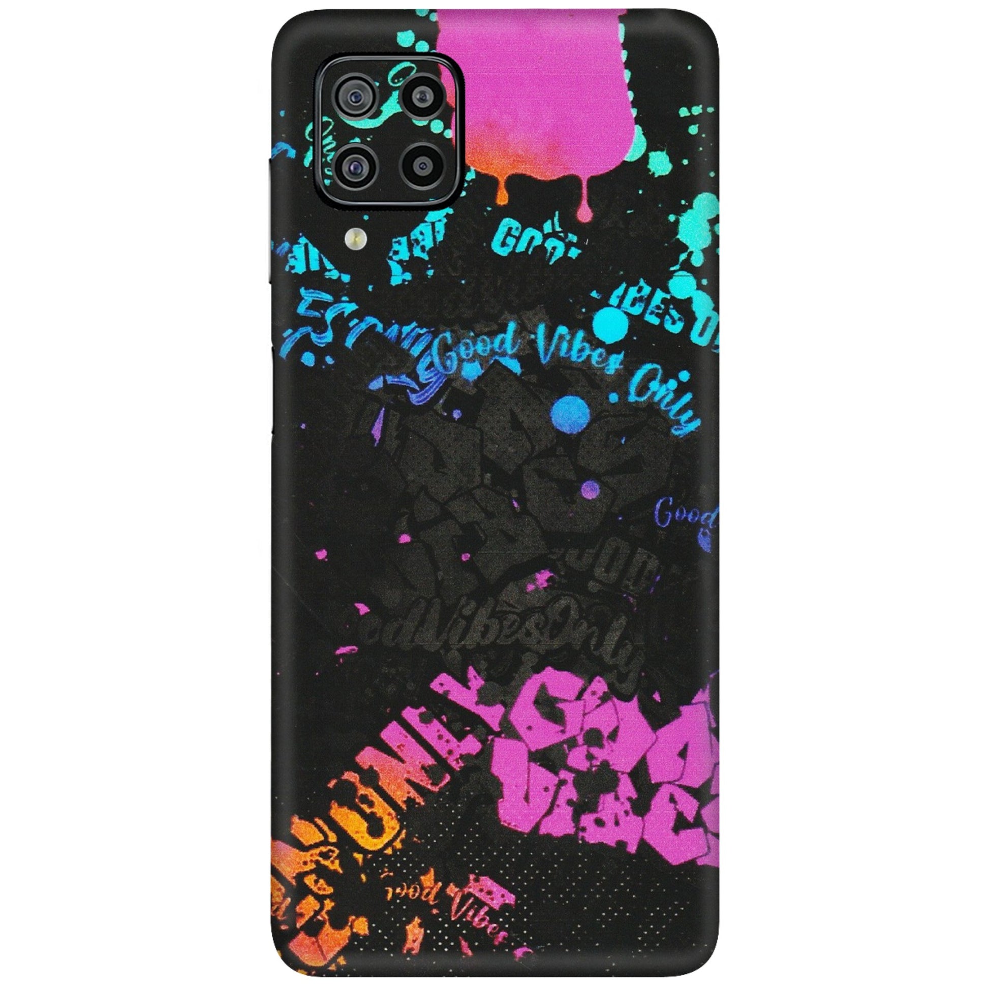 Samsung M/F/Note/Flip and C Phone Skins (All Models) - Majestic Black Vibes - Matte Finish (M-62) Samsung Galaxy F22