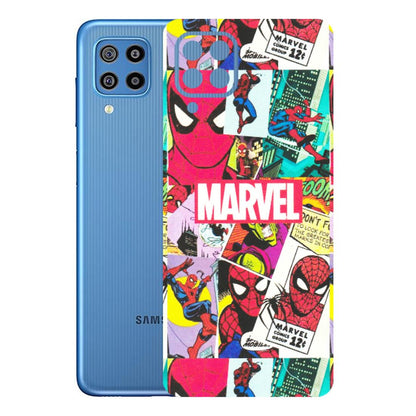 Samsung M/F/Note/Flip and C Phone Skins (All Models) - Marvel Comic Spiderman Grafitti - Matte Finish (M-72) Samsung Galaxy F22