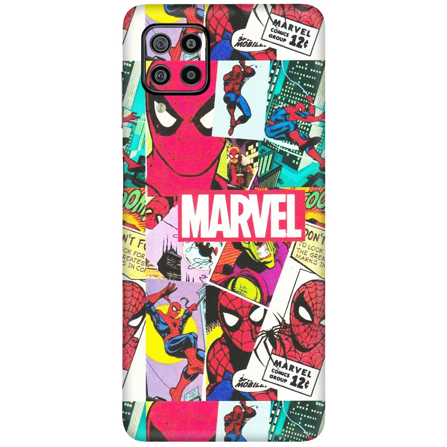 Samsung M/F/Note/Flip and C Phone Skins (All Models) - Marvel Comic Spiderman Grafitti - Matte Finish (M-72) Samsung Galaxy F22