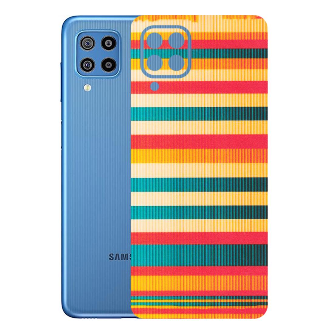 Samsung M/F/Note/Flip and C Phone Skins (All Models) - Colourful Stripes Soothing Effect - Matte Finish (M-86) Samsung Galaxy F22
