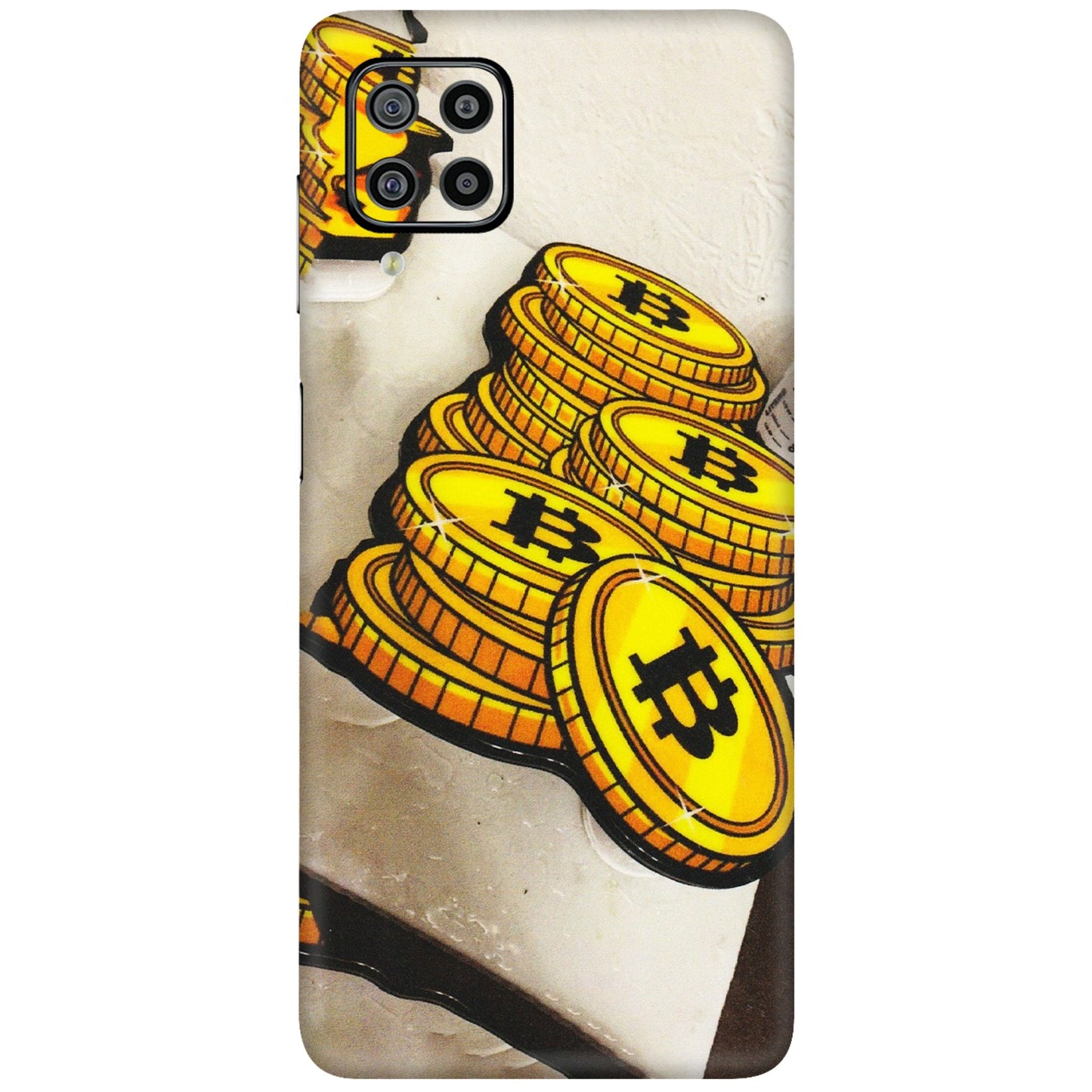 Samsung M/F/Note/Flip and C Phone Skins (All Models) - Billionaire Bitcoin Collection - Matte Finish (M-92) Samsung Galaxy F22