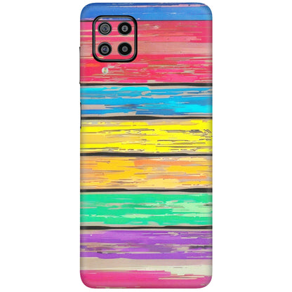 Samsung M/F/Note/Flip and C Phone Skins (All Models) - Multi Colour Wooden Wall - Matte Finish (M-96) Samsung Galaxy F22