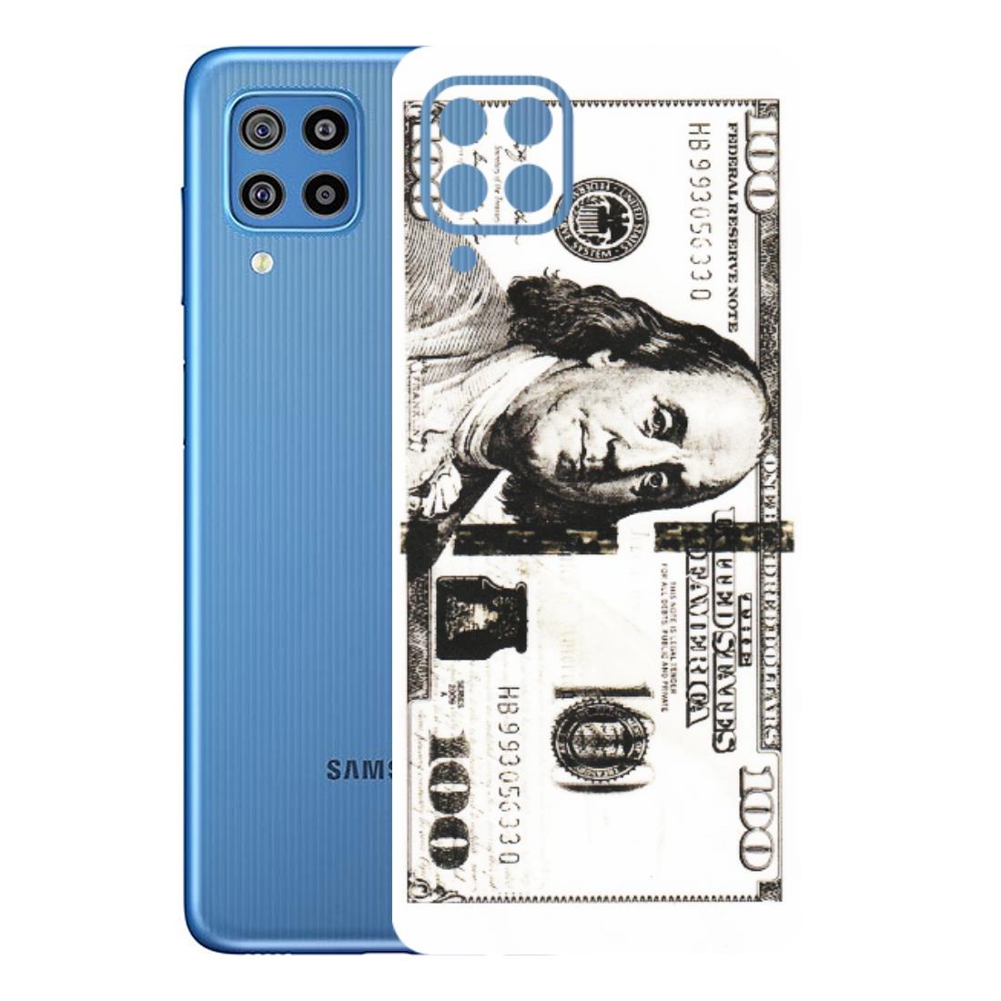 Samsung M/F/Note/Flip and C Phone Skins (All Models) - 100 Dollar Currency - Transparent Finish (T-01) Samsung Galaxy F22
