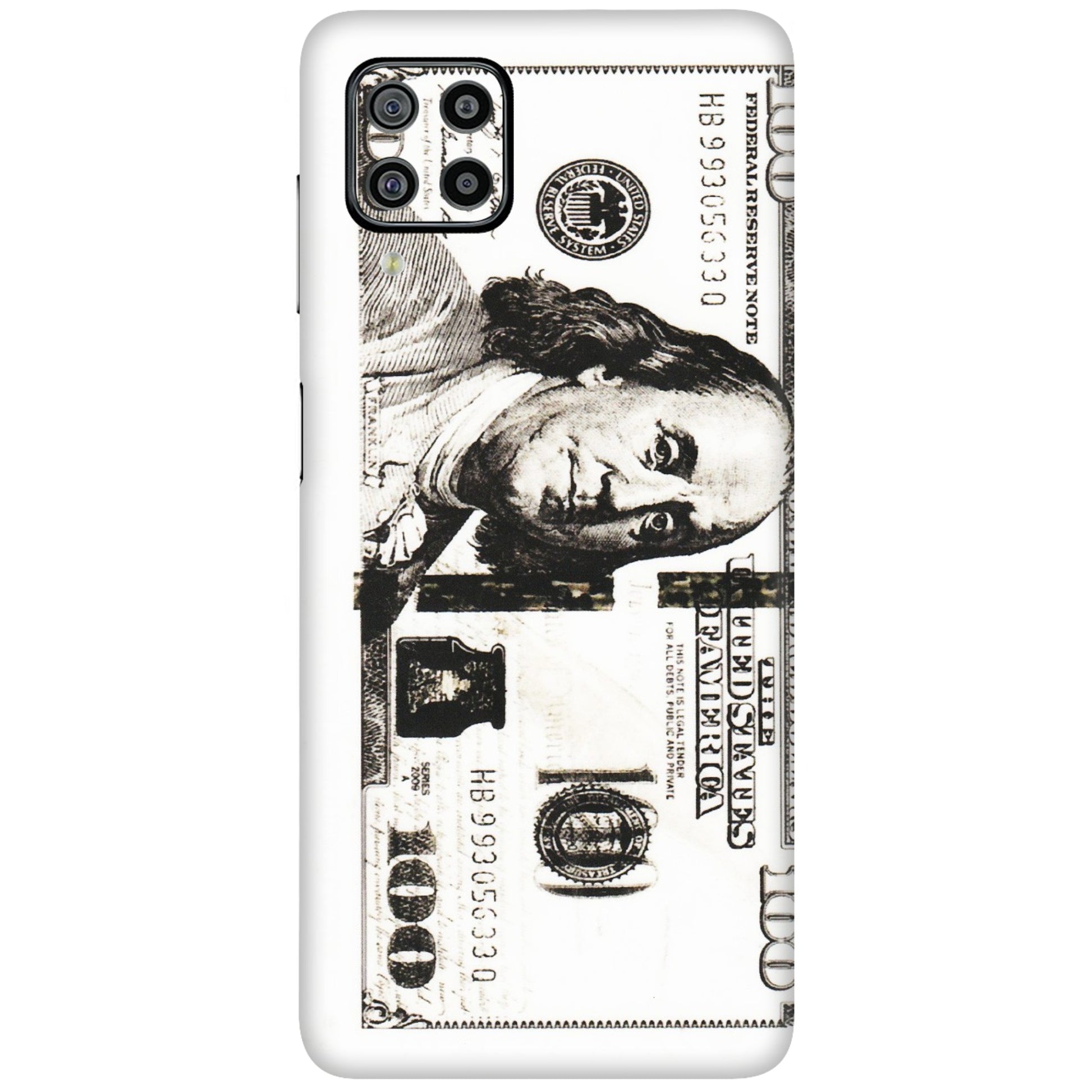 Samsung M/F/Note/Flip and C Phone Skins (All Models) - 100 Dollar Currency - Transparent Finish (T-01) Samsung Galaxy F22