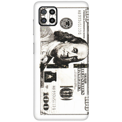 Samsung M/F/Note/Flip and C Phone Skins (All Models) - 100 Dollar Currency - Transparent Finish (T-01) Samsung Galaxy F22