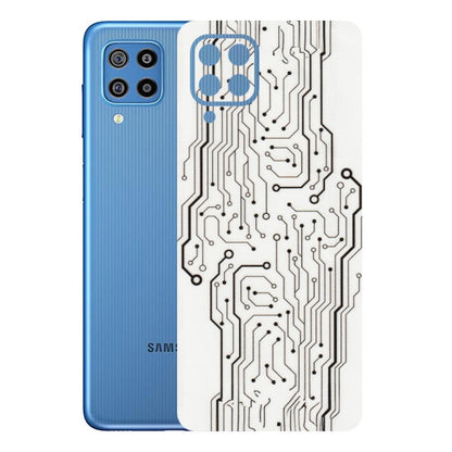Samsung M/F/Note/Flip and C Phone Skins (All Models) - Tech Circuits - Transparent Finish (T-03) Samsung Galaxy F22