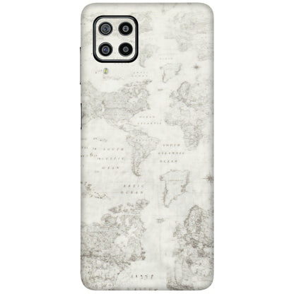 Samsung M/F/Note/Flip and C Phone Skins (All Models) - World Travel Map - Transparent Finish (T-04) Samsung Galaxy F22