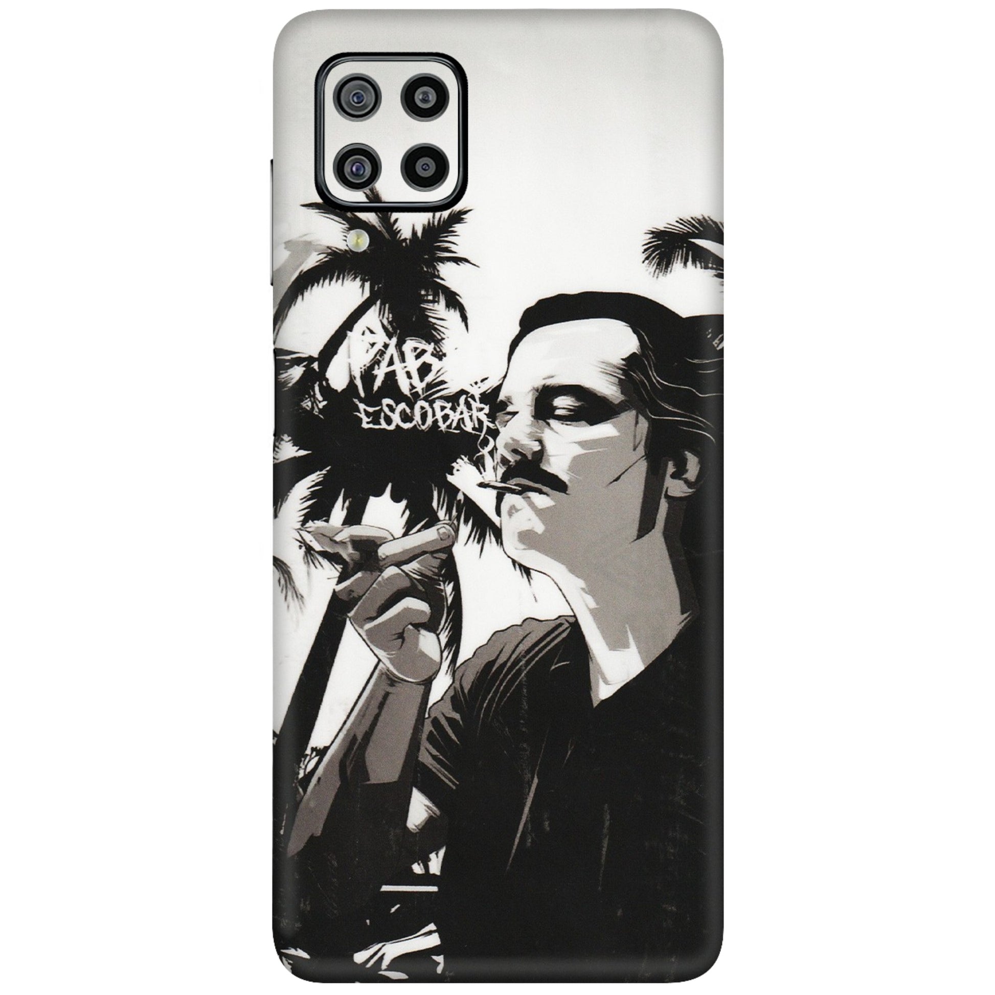 Samsung M/F/Note/Flip and C Phone Skins (All Models) - Pab Escobar - Transparent Finish (T-05) Samsung Galaxy F22